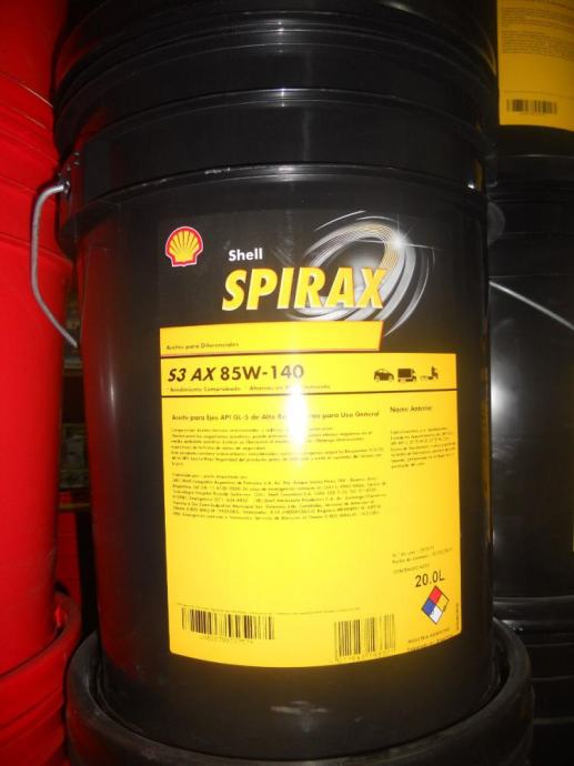 ULJE SHELL SPIRAX S3 AX 85W140 20/1