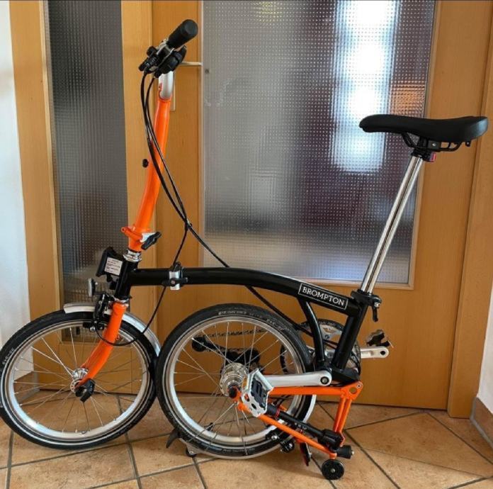 Brompton H6L sklopivi bicikl kao nov