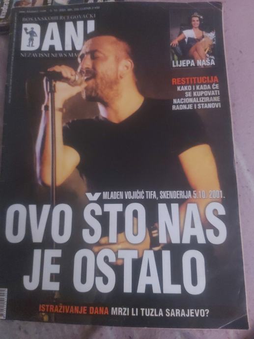 BH DANI MAGAZIN STORY MLADEN VOJICIC TIFA 2001 GODINA