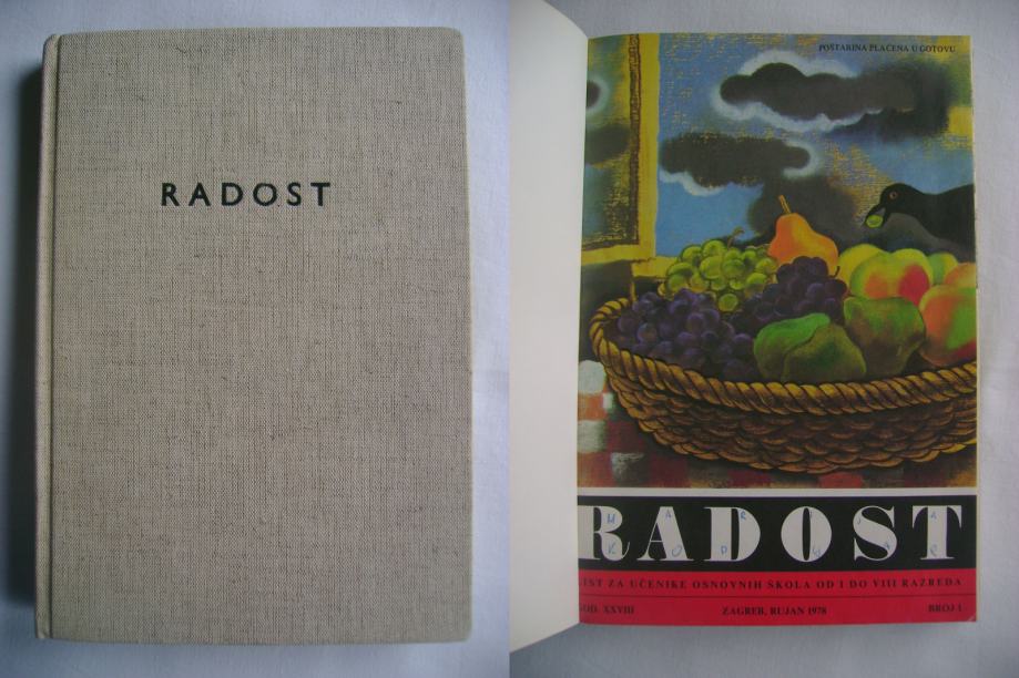 Časopis Radost - uvezano godište 1978. / 1979. (nedostaje broj 2)