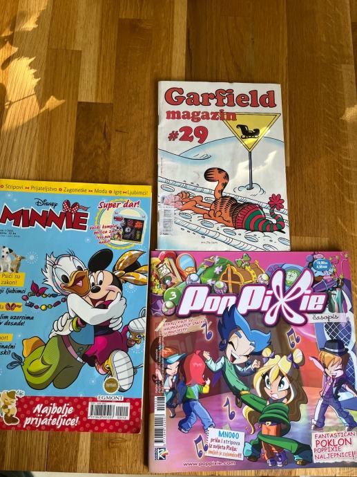 Dječji časopisi : Garfield, Minnie, Pop Pixie