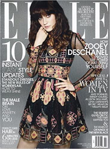 Zooey Deschanel,  Elle 2/2014