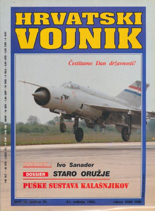 Hrvatski vojnik 38 1993 Kalašnjikov