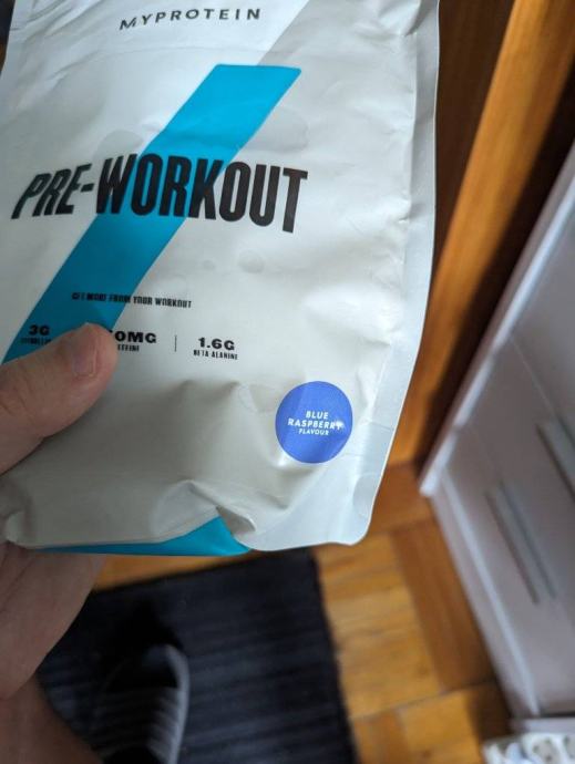 Myprotein PreWorkout mješavina 500g, Blue Raspberry(okus plave maline