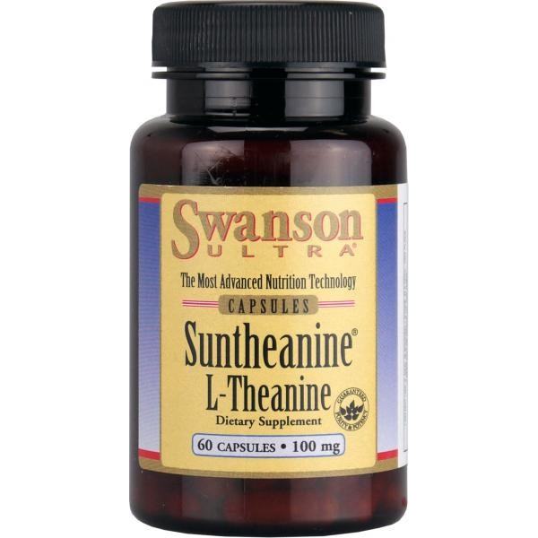 Swanson Suntheanine L-Theanine 100 mg 60 vege cps