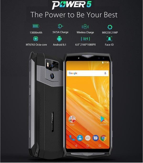 Смартфон ulefone power 5 обзор