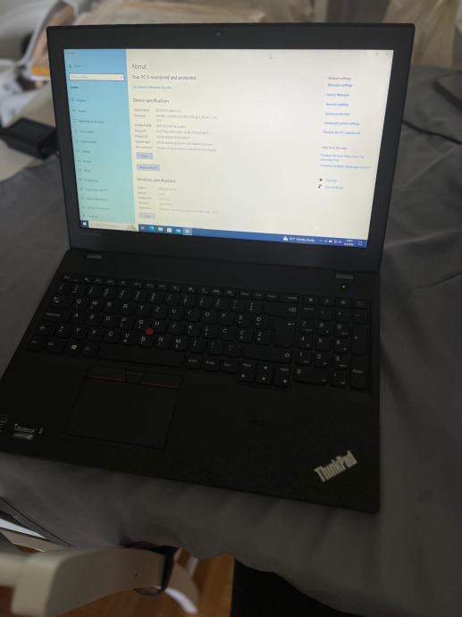 Lenovo ThinkPad T550 + Windows 10 PRO instaliran