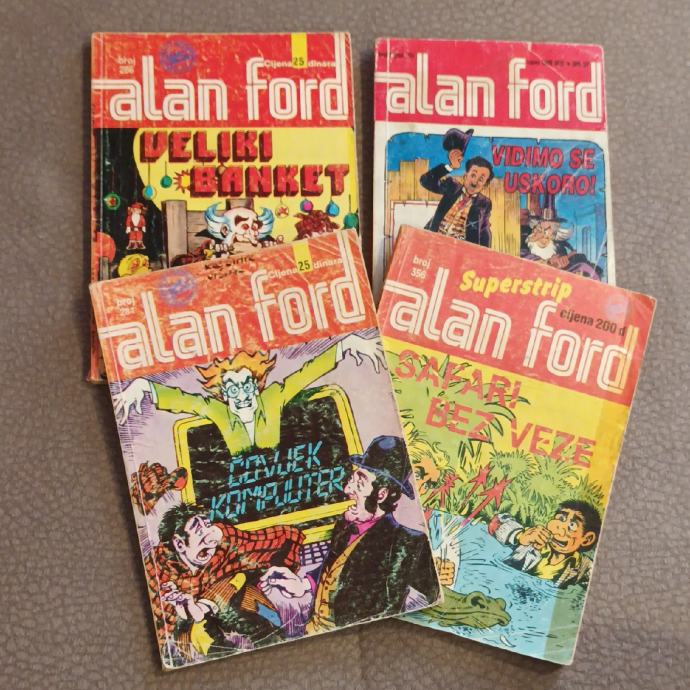 Alan Ford - Lot -⚡️4 stripa⚡️