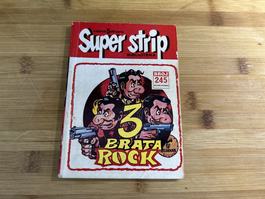 ALAN FORD Super Strip broj.56-3 BRATA ROCK