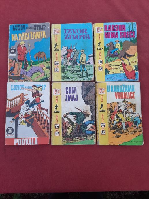 Crtani Stripovi(Romani) Zlatna serija i Lunov magnus strip