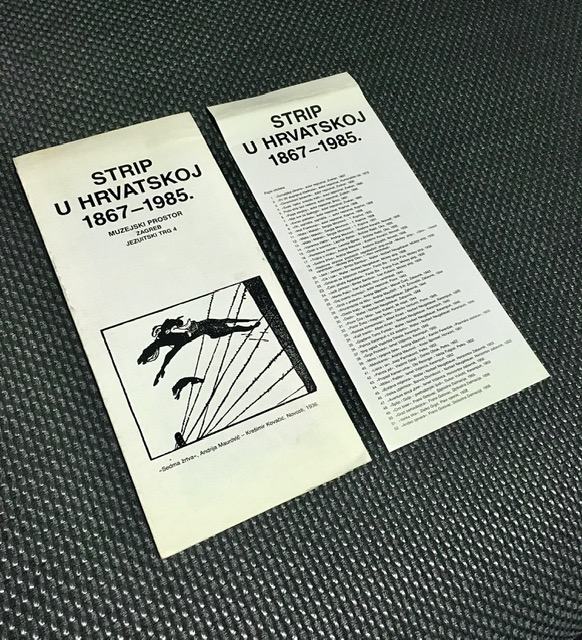 KATALOG IZLOŽBE "STRIP U HRVATSKOJ 1867.-1985."