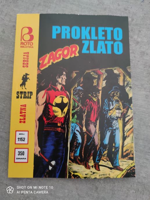 Stari Stripovi PRESLIK NASTAVAK Zlatna Serija ZAGOR