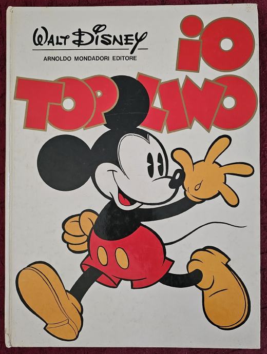 WALT DISNEY- IO, TOPOLINO- OGROMNI, RIJEDAK STARI STRIP ALBUM U BOJI