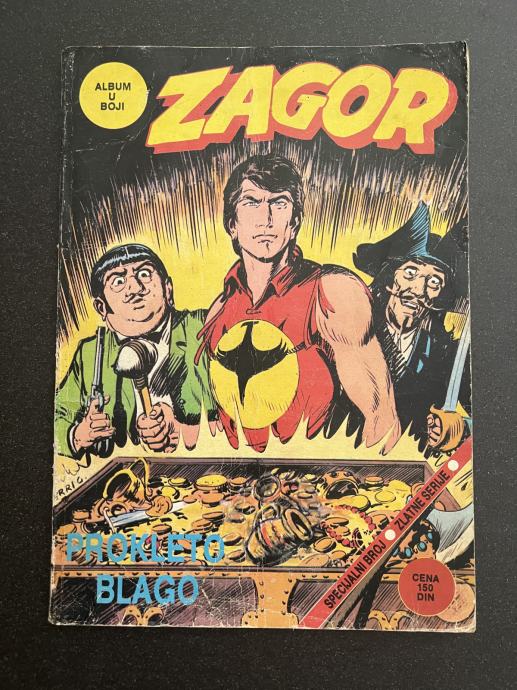 Zagor ZS strip album Prokleto blago