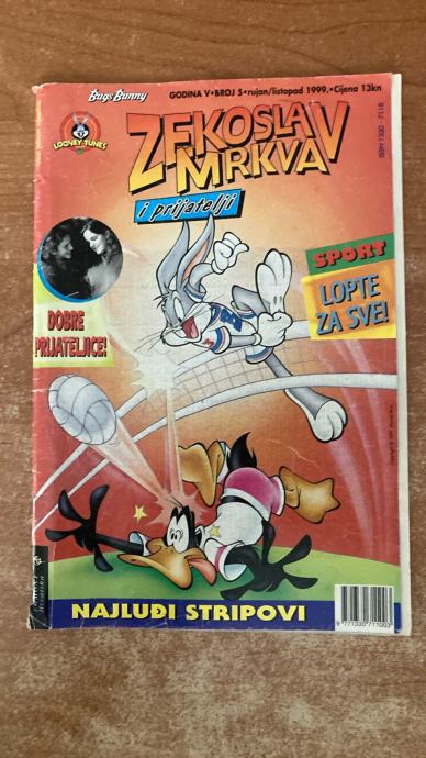 ZEKOSLAV MRKVA I PRIJATELJI (LOONEY TUNES BUGS BUNNY) br.5 - 1999.