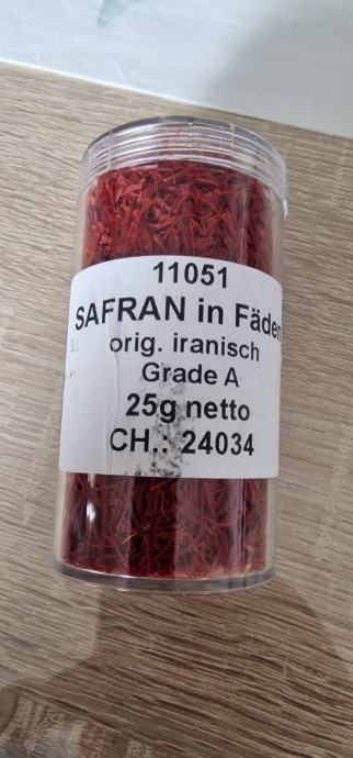 Šafran 25gr, A klasa, Iranski