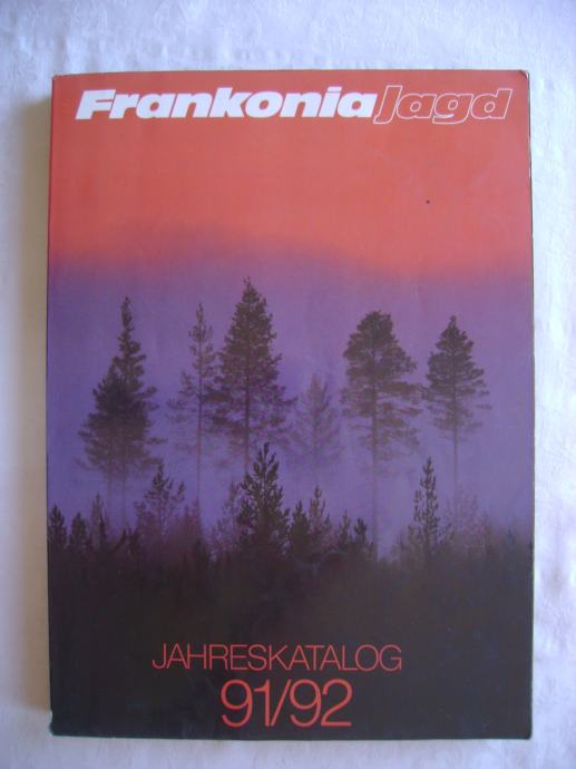 Frankonia Jagd godišnji katalog 1991./1992. - oružje i lovačka oprema