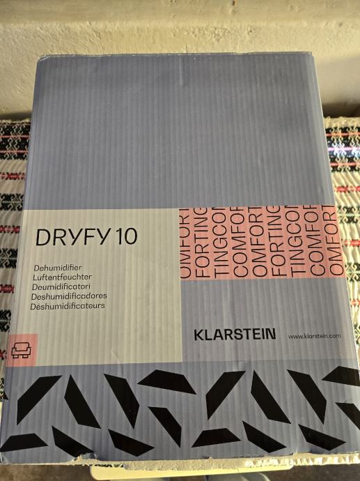 Odvlaživač zraka Klarstein Dryfy 10 račun i garancija