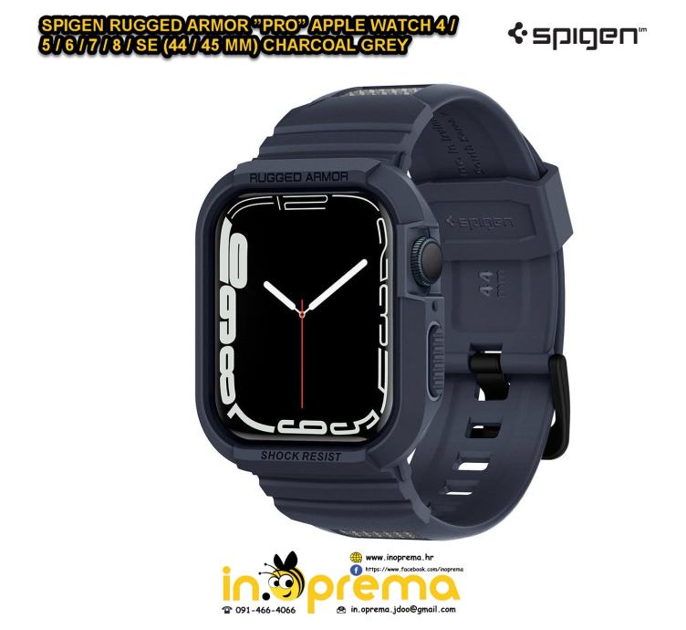 APPLE WATCH 8 7 4 5 6 SE 44 45 NARUKVICA REMEN SPIGEN RUGGED ARMOR PRO