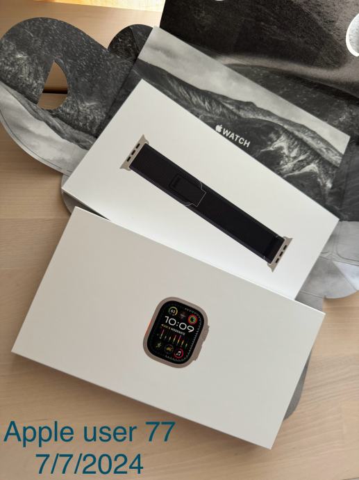  APPLE WATCH ULTRA 2 49mm, kao nov u savrsenom stanju 10/10 garancija