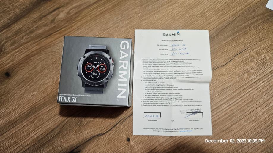 Garmin Fenix 5x Sapphire