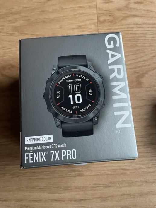 Garmin Fenix ​​7x pro Saphire Solar Titan Outdoor Sportuhr