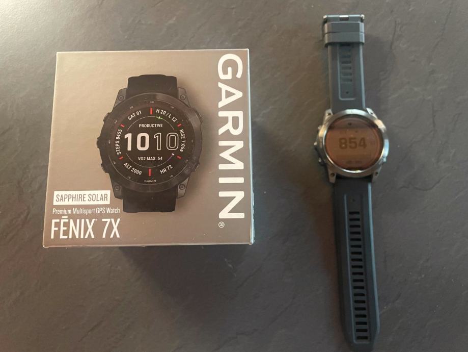 Garmin Fenix ​​​​7x pro Sapphire Solar Carbon Grey DLC Titanium.