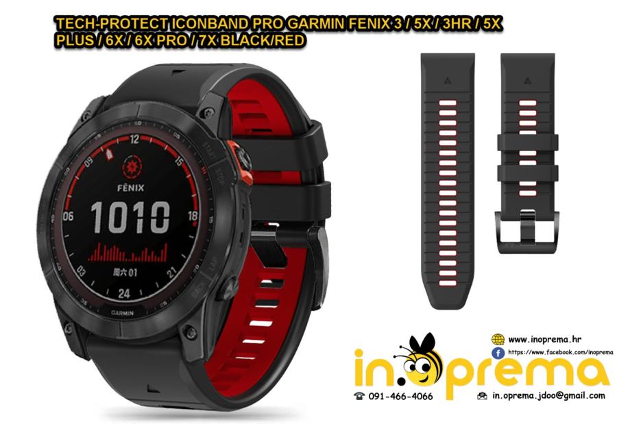 GARMIN NARUKVICA REMEN FENIX 7X 5X 3HR 5X PLUS 6X 6X PRO ORIGINAL TECH