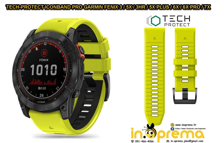 GARMIN NARUKVICA REMEN FENIX 7X 5X 3HR 5X PLUS 6X 6X PRO ORIGINAL TECH