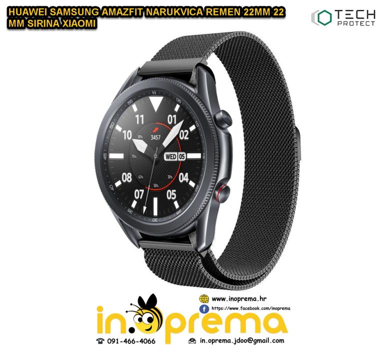 HUAWEI SAMSUNG AMAZFIT NARUKVICA REMEN 22MM 22 MM SIRINA XIAOMI