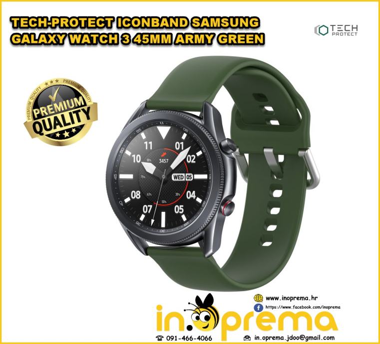 SAMSUNG GALAXY WATCH 3 45MM 45 MM NARUKVICA REMEN PAMETNI SAT WATCH 3