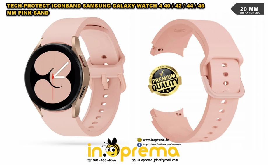 Samsung Galaxy Watch 5 Pro band Pink TECH-PROTECT IconBand (40/42