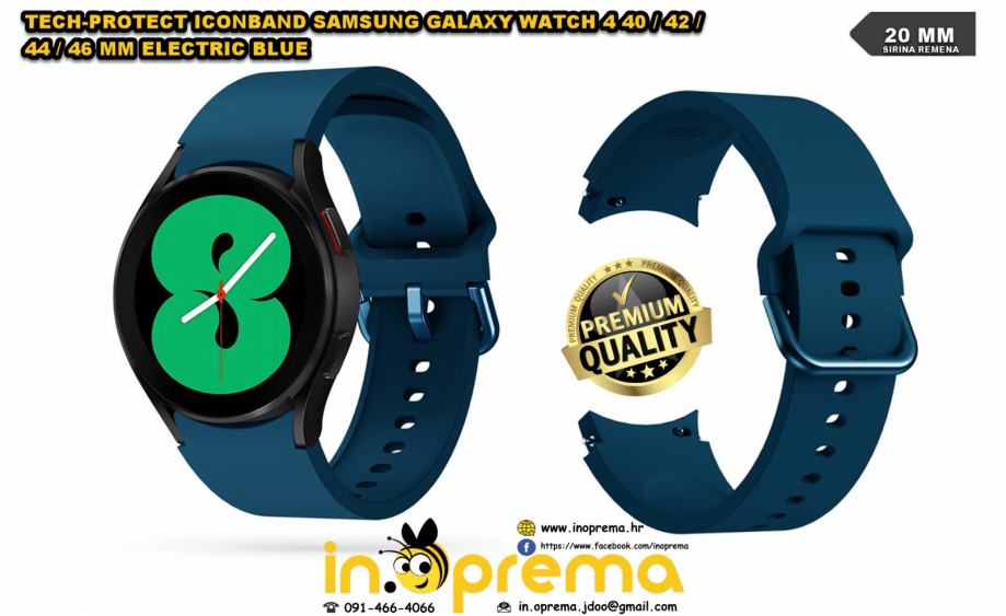 Samsung Galaxy Watch 5 Pro band blue TECH-PROTECT IconBand (40/42
