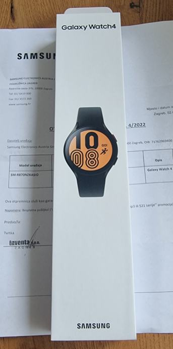 SAMSUNG GALAXY WATCH 4 44mm NOVO