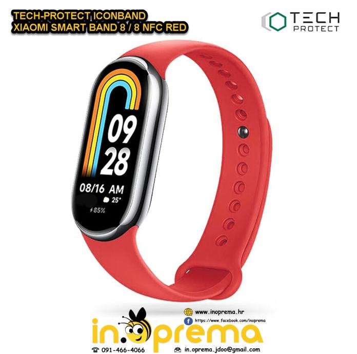 XIAOMI SMART BAND 8 8 NFC NARUKVICA REMEN ORIGINAL TECH-P SILIKONSKA