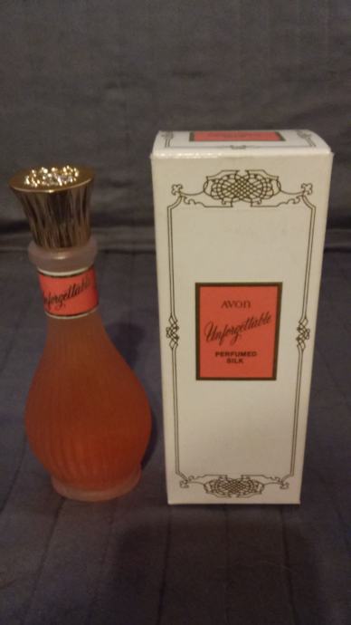 Unforgettable perfumed silk (Avon)