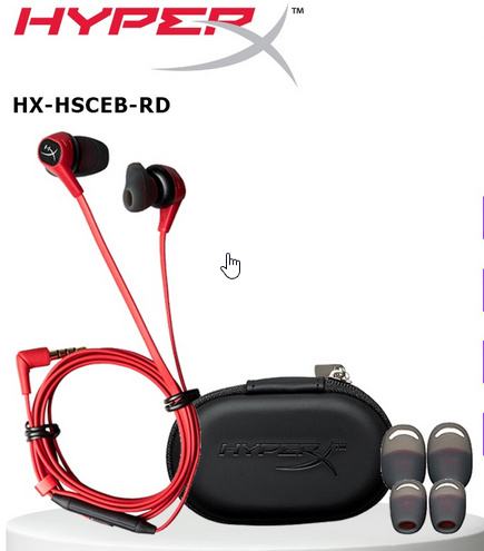 HyperX Cloud earbuds