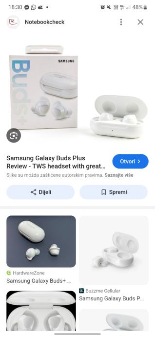 Slušalice samsung buds plus