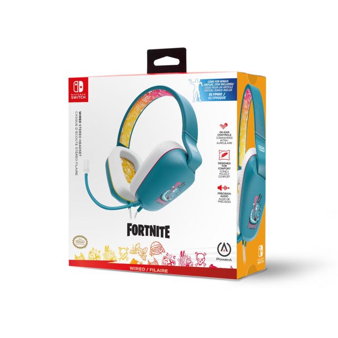 Slusalice Wired Stereo Headset for Nintendo Switch - Fortnite Llambro