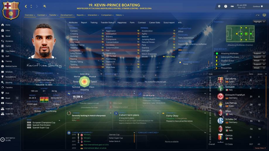 using football manager 2019 in game editor