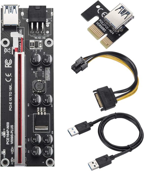 gpu riser PCI-E 1X to 16X V009S-PLUS Riser Card