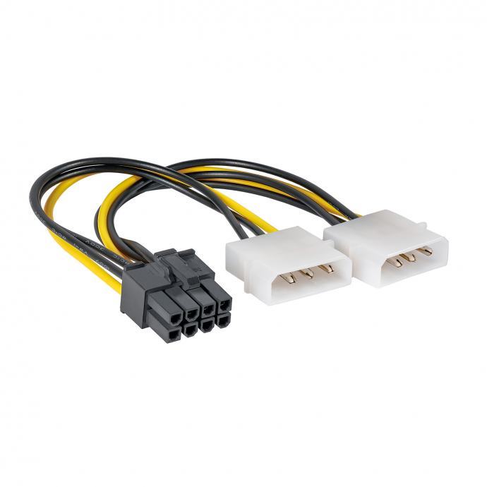 Adapter Molex na PCI-e 8-Pinski konektor za grafičke kartice i slično