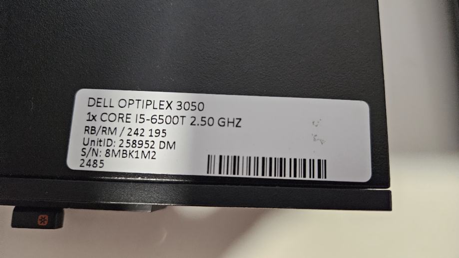 Dell Optiplex 3050 i5 6500T 2.5GHz 32GB 120GB SSD