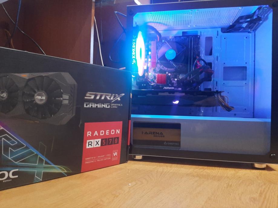 ✅ GAMING PC ✅  I5 6gen, 16gb ddr4, 256ssd+1tb, strix 570 O4G, Win 11