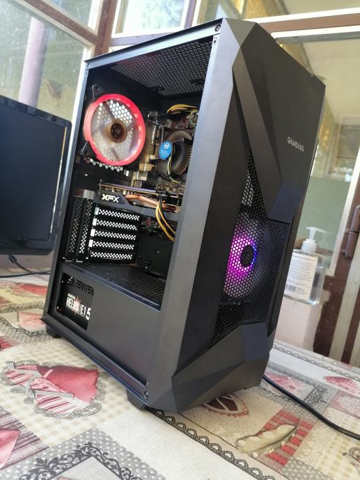 Gaming pc Intel I3 9100f 16gb ddr4 Radeon Rx 570 4gb Ssd Hdd