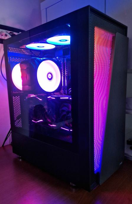 Gaming PC RGB (i5-10400F, RX 5700 XT 8GB, 16GB RAM, SSD 1TB + 1TB HDD)