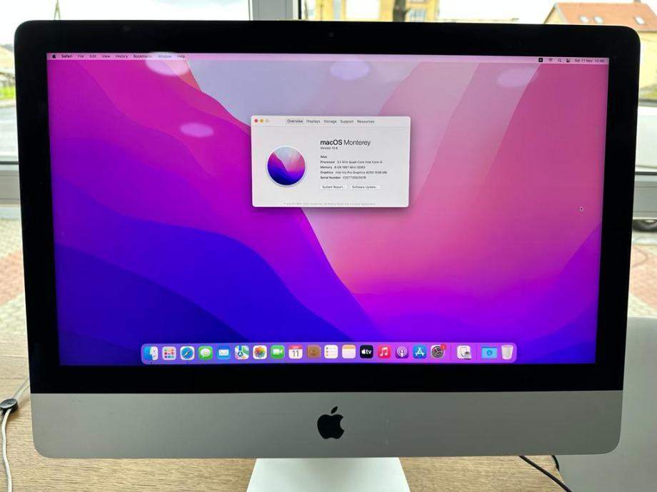 iMac 21.5 Late 2015 Retina 4K / i5 QC 3.1GHz /8GB /500GB SSD / Jamstvo