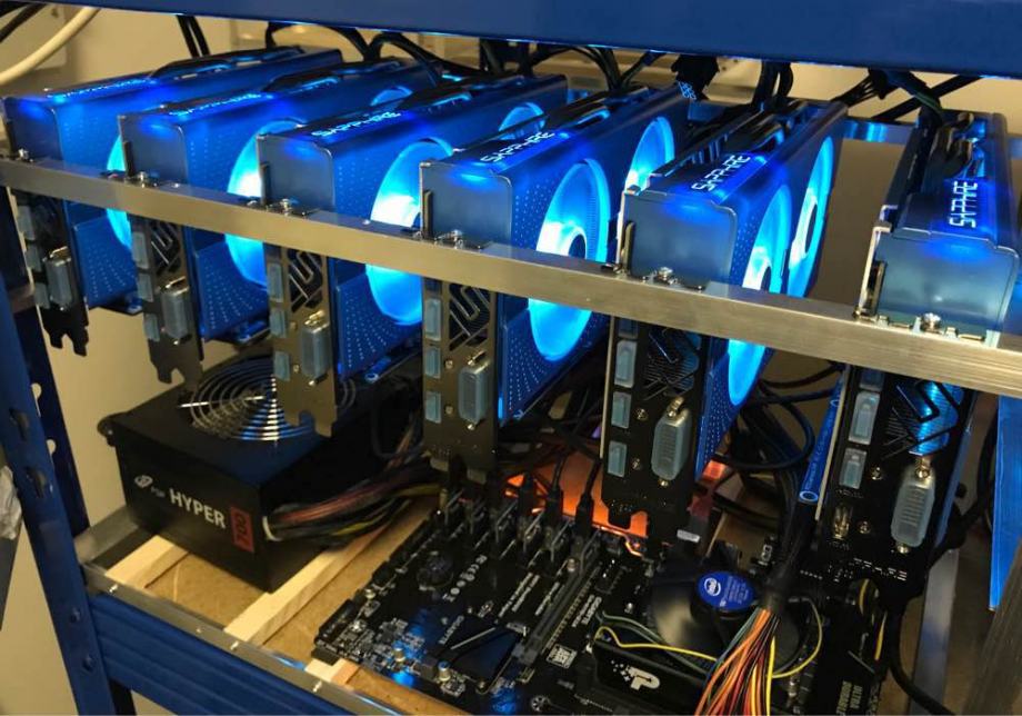 MINING RIG 6x RX 580 8 GB SAPPHIRE NITRO + LIMITED EDITION