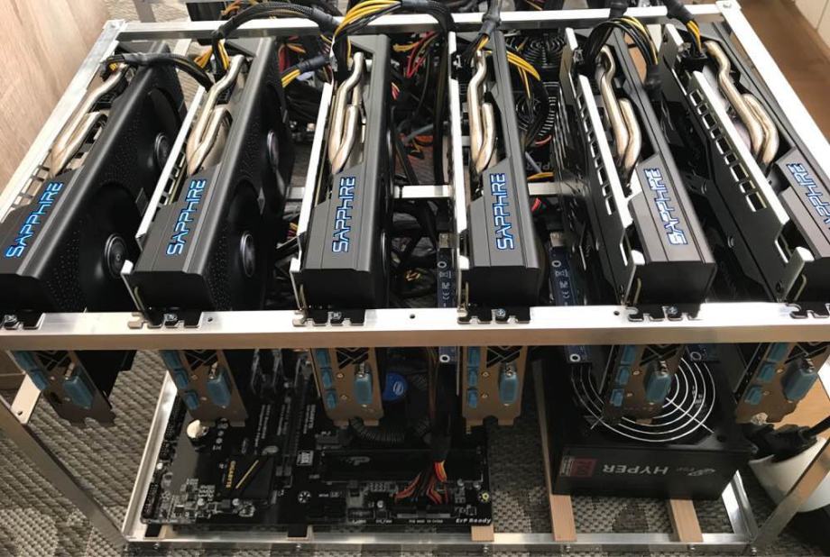 MINING RIG 6x RX 580 8 GB SAPPHIRE NITRO + Racun / Garancija