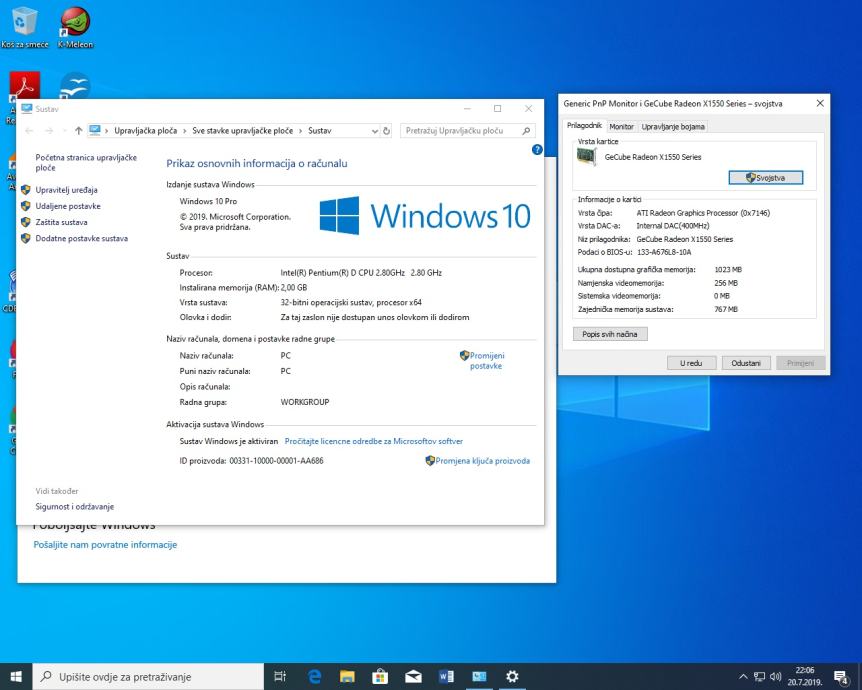 X1550 cheap windows 10